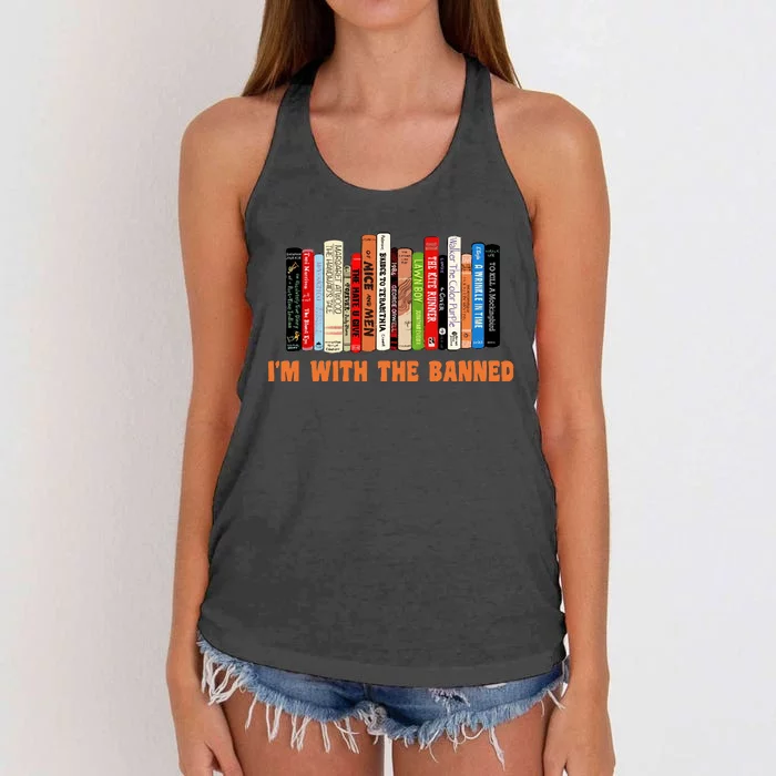 Banned Books Women's Knotted Racerback Tank