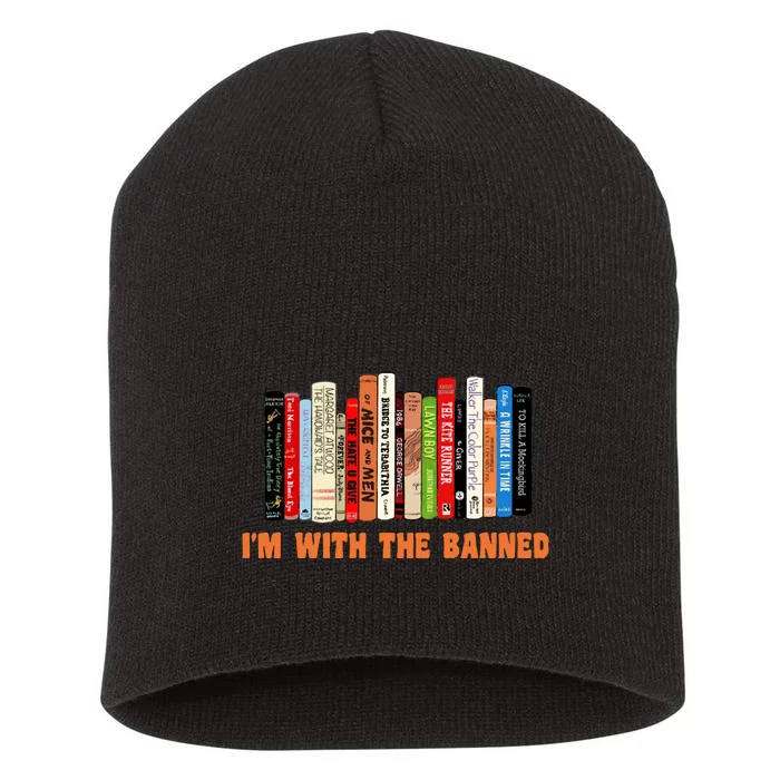 Banned Books Short Acrylic Beanie