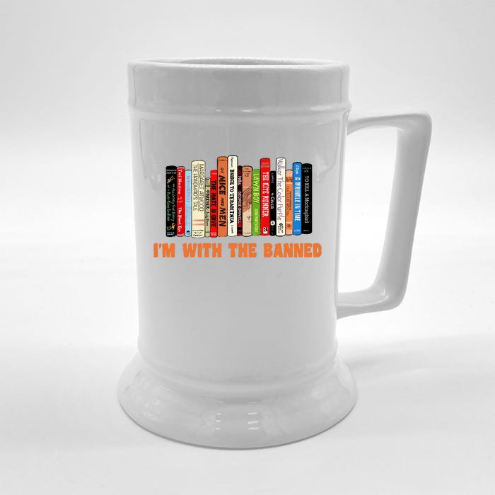 Banned Books Front & Back Beer Stein