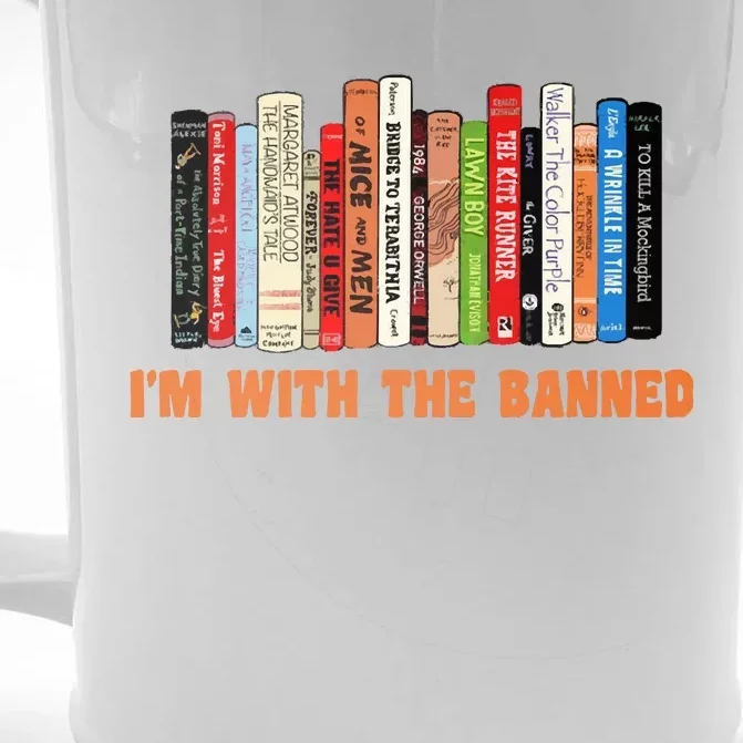 Banned Books Front & Back Beer Stein