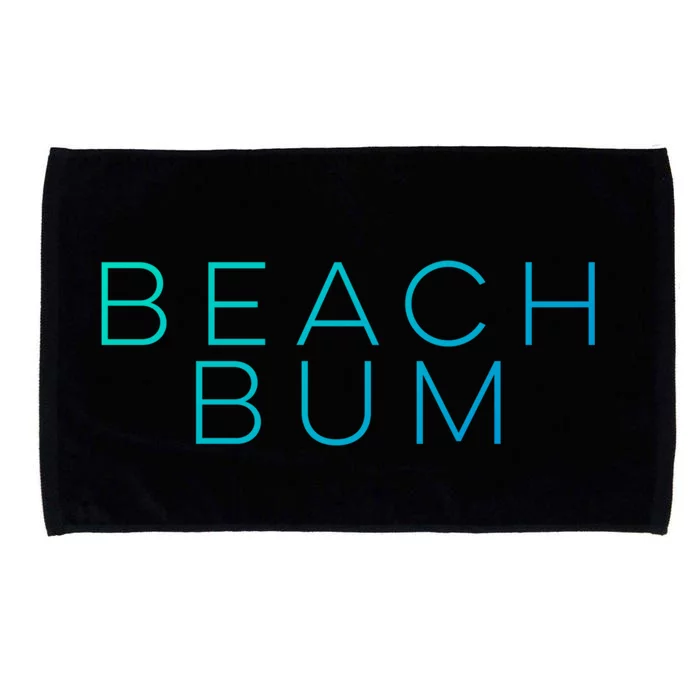 Beach Bum Beach Bum Gift Grey Small Microfiber Hand Towel