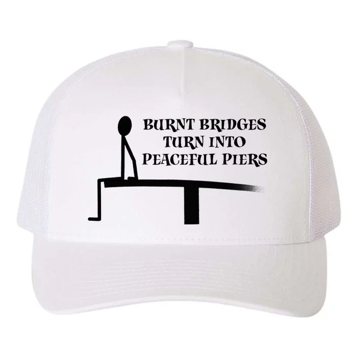 Burnt Bridges Yupoong Adult 5-Panel Trucker Hat