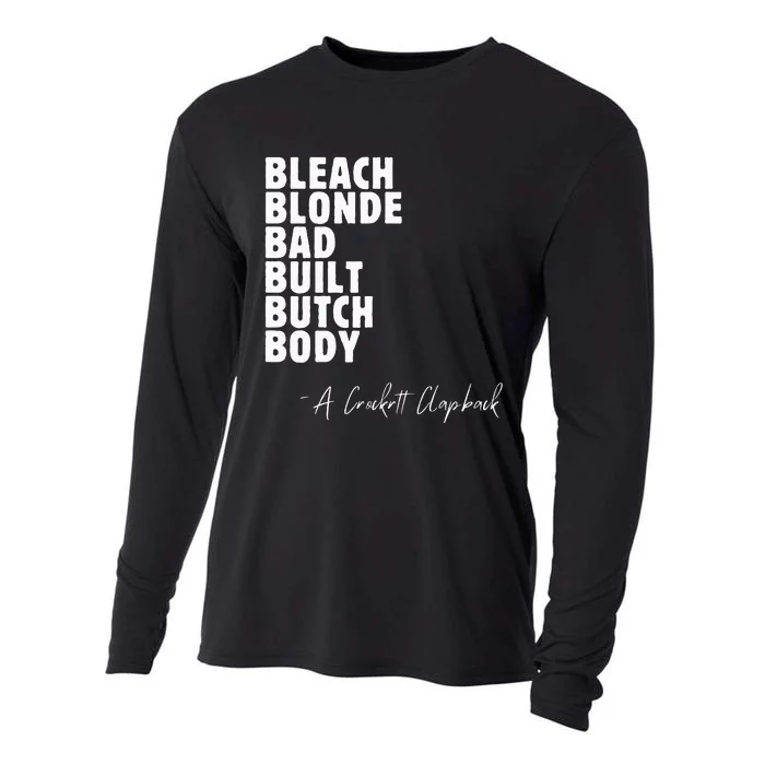 Bleach Blonde Bad Built Butch Body Cooling Performance Long Sleeve Crew