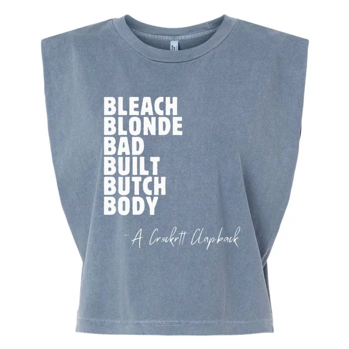 Bleach Blonde Bad Built Butch Body Garment-Dyed Women's Muscle Tee