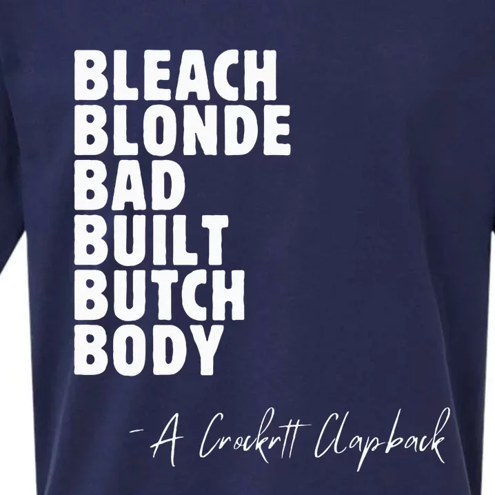 Bleach Blonde Bad Built Butch Body Sueded Cloud Jersey T-Shirt