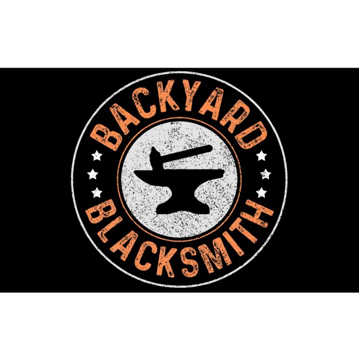 Blacksmith Backyard Blacksmith Forging Gift Bumper Sticker