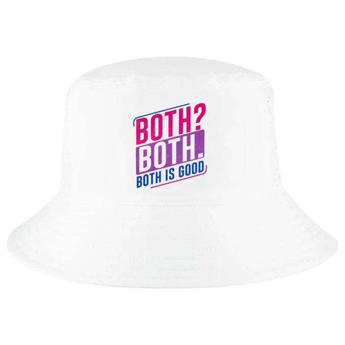 Both Both Bi Pride Bisexual Bisexuality Flag Cool Comfort Performance Bucket Hat