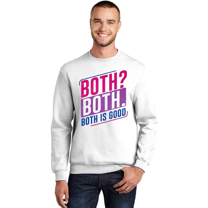 Both Both Bi Pride Bisexual Bisexuality Flag Sweatshirt