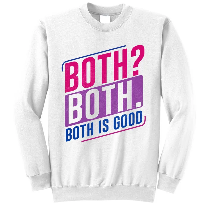 Both Both Bi Pride Bisexual Bisexuality Flag Sweatshirt