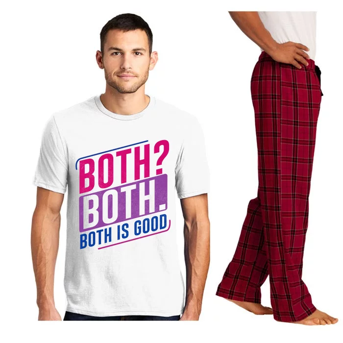 Both Both Bi Pride Bisexual Bisexuality Flag Pajama Set