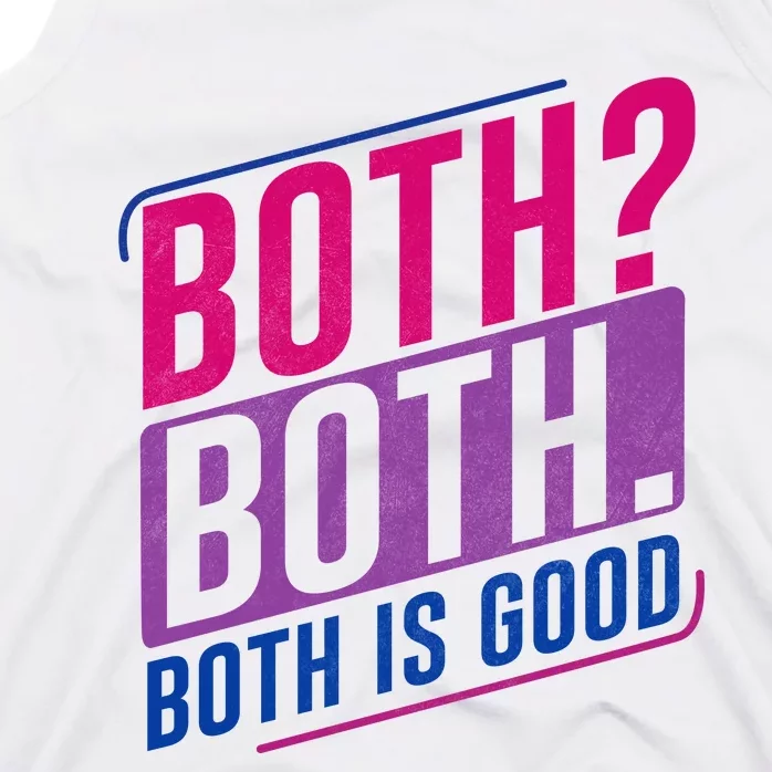 Both Both Bi Pride Bisexual Bisexuality Flag Tank Top