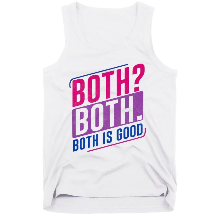 Both Both Bi Pride Bisexual Bisexuality Flag Tank Top