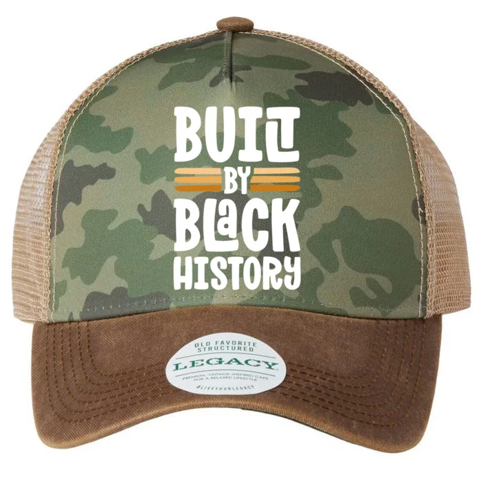 Built By Black History Month Proud African American Pride Gift Legacy Tie Dye Trucker Hat