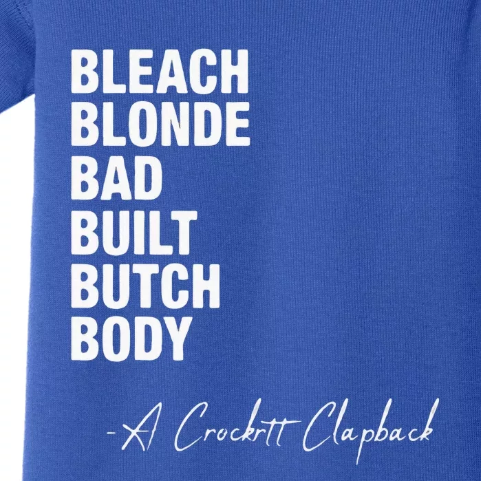 Bleach Blonde Bad Built Butch Body Baby Bodysuit