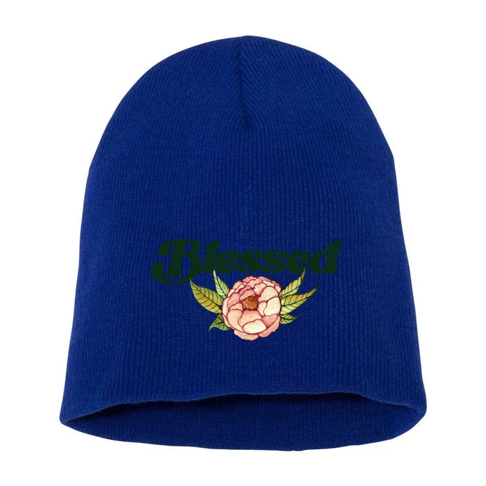 Blessed Beautiful Blessings Artwork Great Gift Short Acrylic Beanie