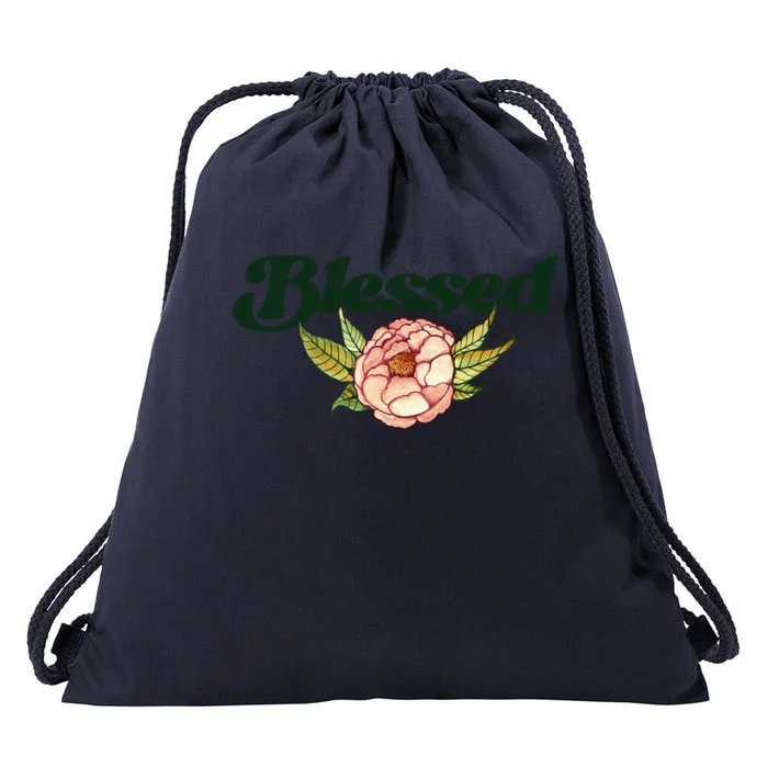 Blessed Beautiful Blessings Artwork Great Gift Drawstring Bag