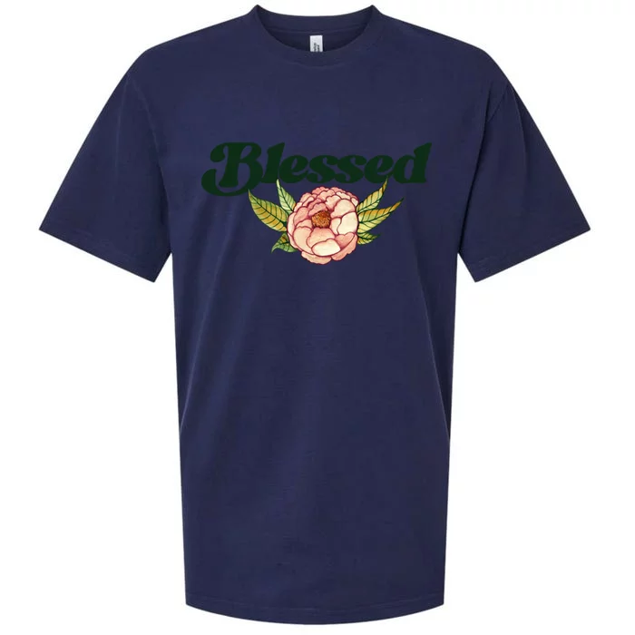 Blessed Beautiful Blessings Artwork Great Gift Sueded Cloud Jersey T-Shirt