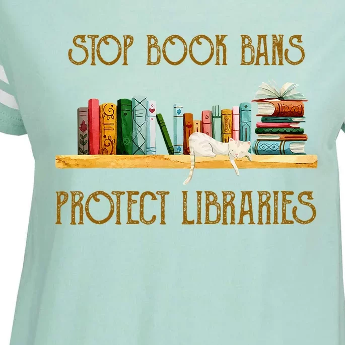 Ban Book Bans, Stop Challenged Books, Read Banned Books Tees Enza Ladies Jersey Football T-Shirt