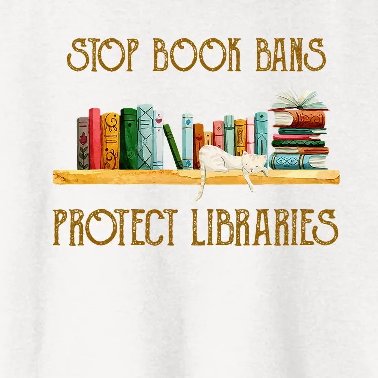 Ban Book Bans, Stop Challenged Books, Read Banned Books Tees Women's Crop Top Tee