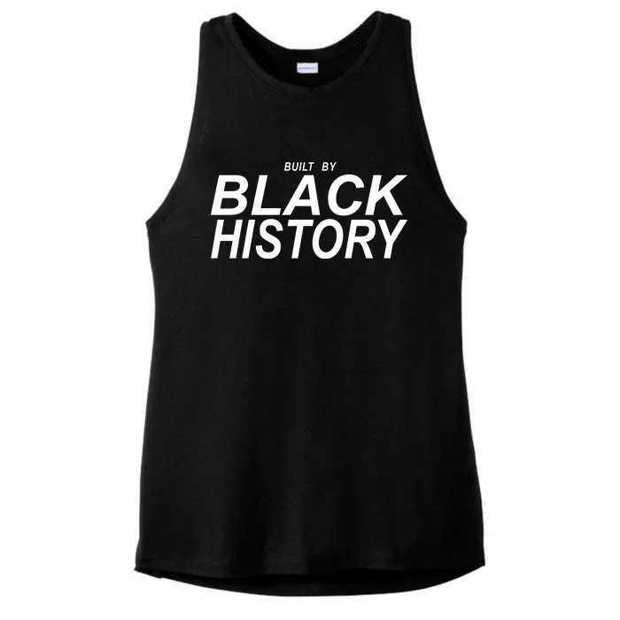 Built By Black History Celebrate Black History Month Ladies Tri-Blend Wicking Tank