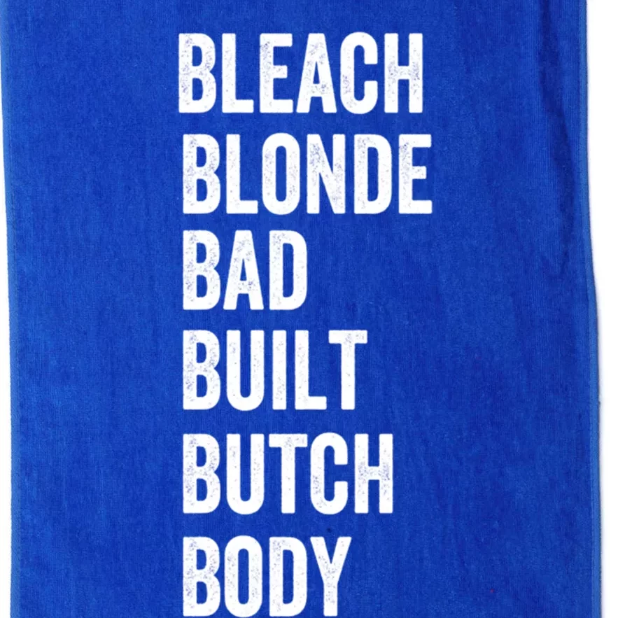 Bleach Blonde Bad Built Butch Body Gift Platinum Collection Golf Towel