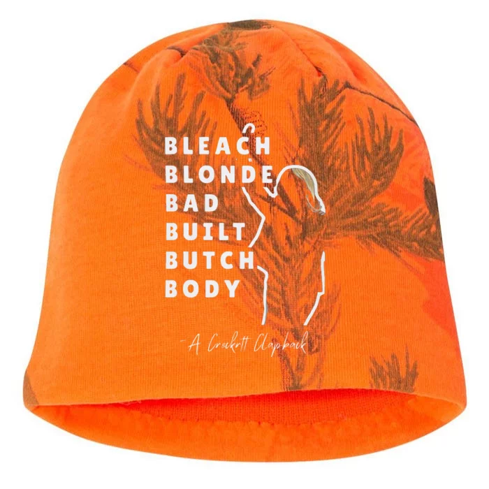 Bleach Blonde Bad Built Butch Body Kati - Camo Knit Beanie