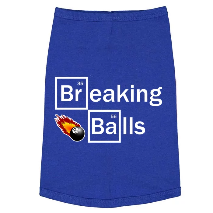 Breaking Balls Billiard Player Pool Snooker 8 Ball Funny Gift Doggie Tank