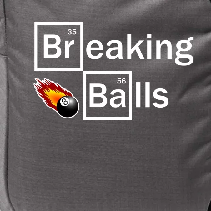 Breaking Balls Billiard Player Pool Snooker 8 Ball Funny Gift Impact Tech Backpack