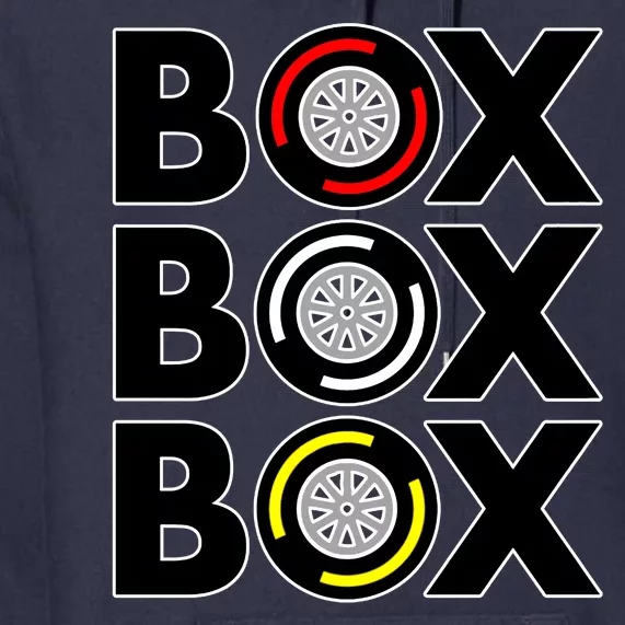 Box Box Box F1 Tire Compound Design Classic Premium Hoodie