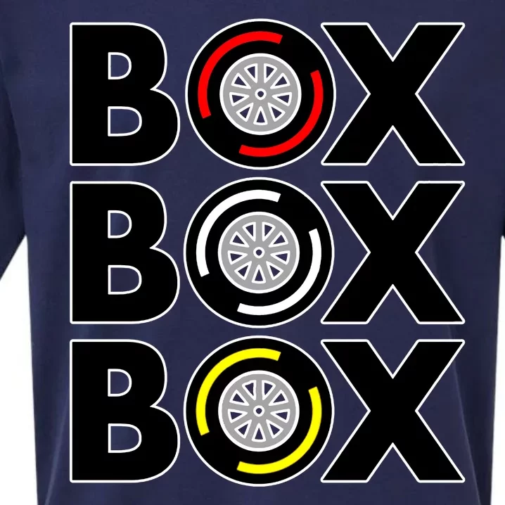 Box Box Box F1 Tire Compound Design Classic Sueded Cloud Jersey T-Shirt