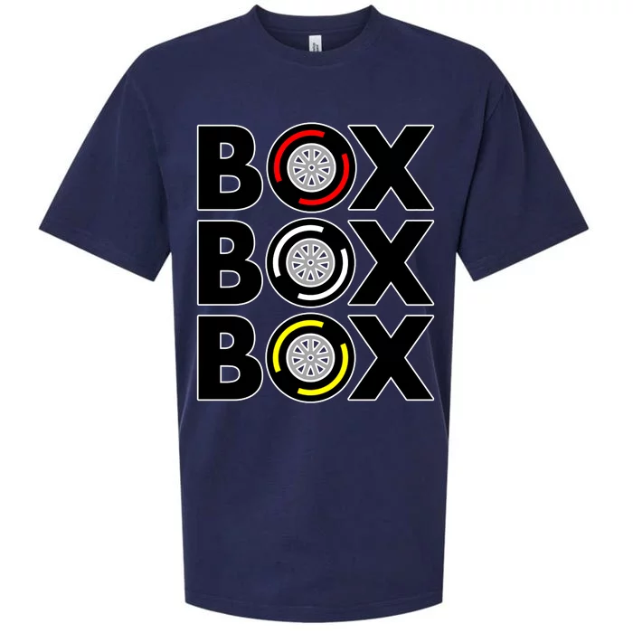 Box Box Box F1 Tire Compound Design Classic Sueded Cloud Jersey T-Shirt