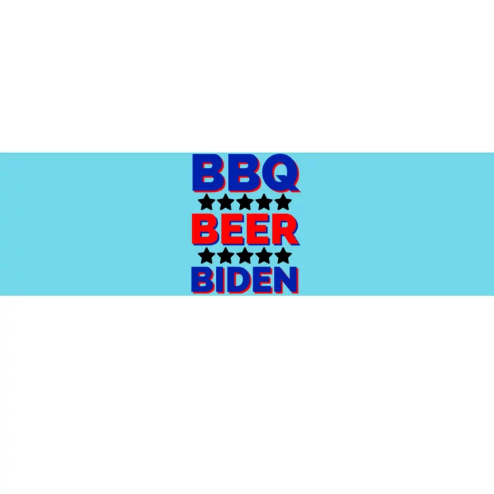 Bbq Beer Biden Funny Freedom And Democracy Gift Bumper Sticker