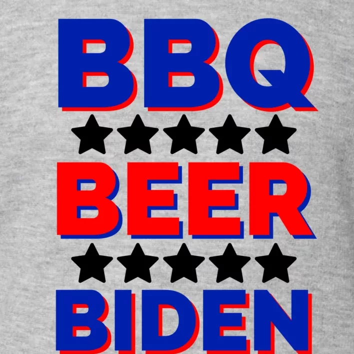 Bbq Beer Biden Funny Freedom And Democracy Gift Toddler Sweatshirt