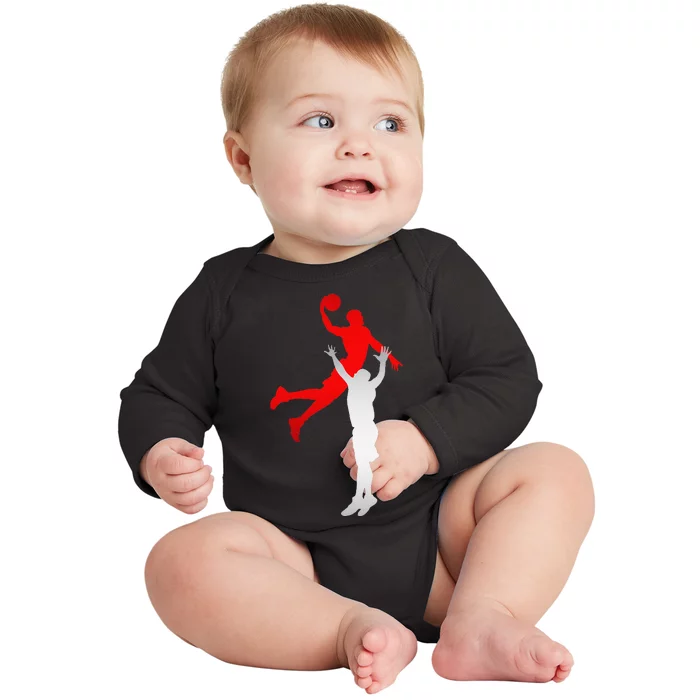 Basketball Basketball Baby Long Sleeve Bodysuit