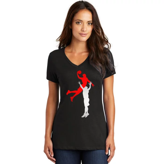 Basketball Basketball Women's V-Neck T-Shirt