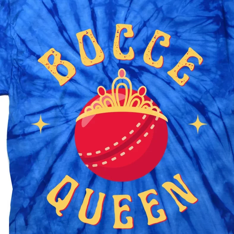 Bocce Bocci Ball Queen Cool Gift Tie-Dye T-Shirt