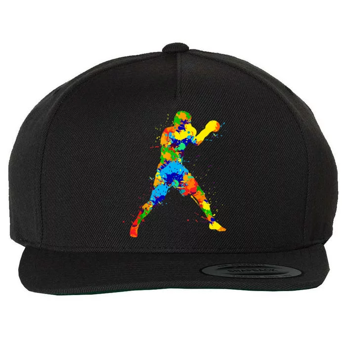 Boxing Boxer Boys Wool Snapback Cap