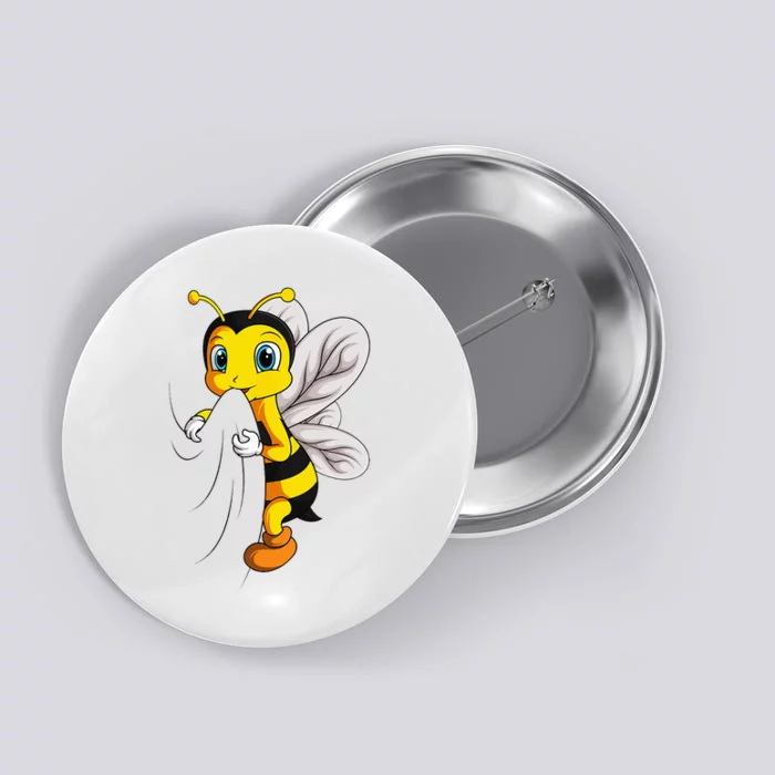 Bee Bumble Bee Kids Button