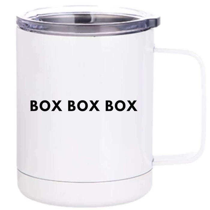 Box Box Box F1 Front & Back 12oz Stainless Steel Tumbler Cup