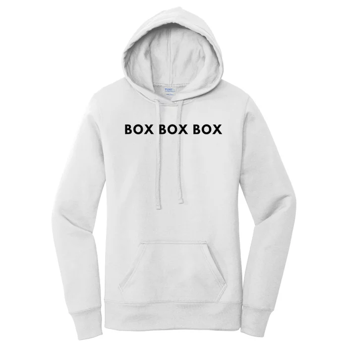 Box Box Box F1 Women's Pullover Hoodie