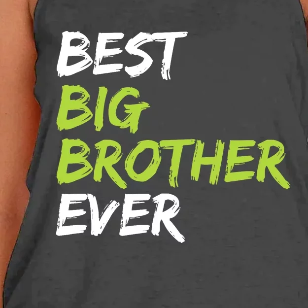 Best Big Brother Ever Women's Knotted Racerback Tank