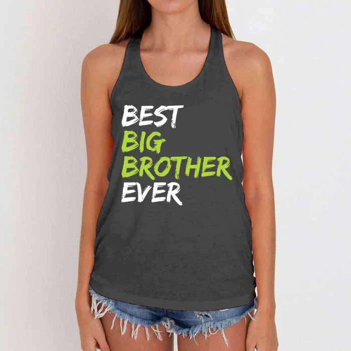 Best Big Brother Ever Women's Knotted Racerback Tank