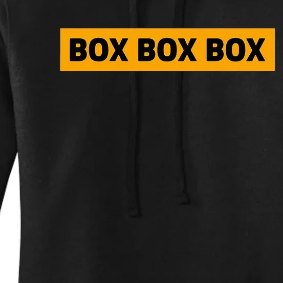 Box Box Box Formula Racing Radio Pit Box Box Box Women's Pullover Hoodie