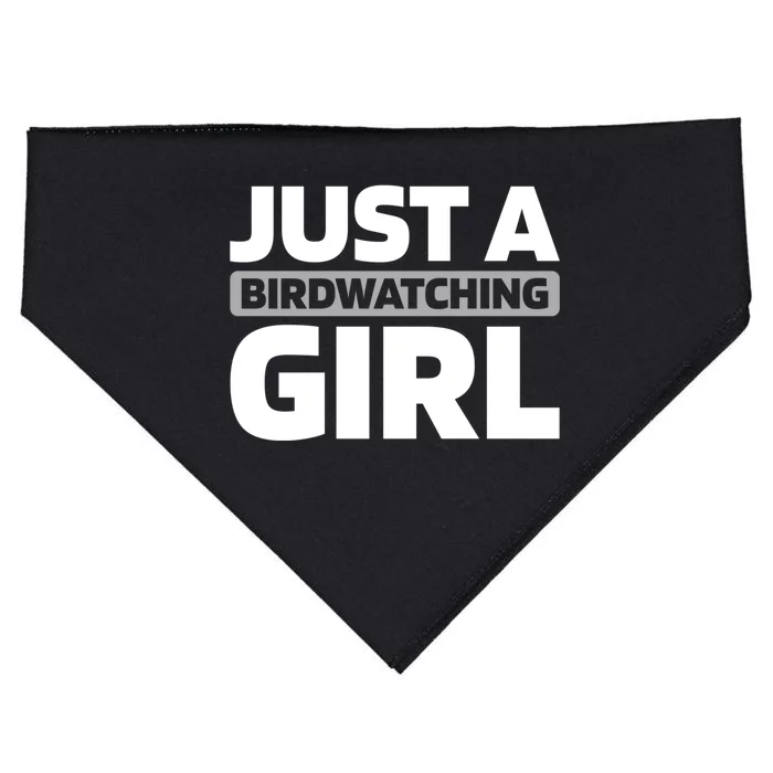 Birdwatcher Bird Birding Birder Just A Birdwatching Meaningful Gift USA-Made Doggie Bandana