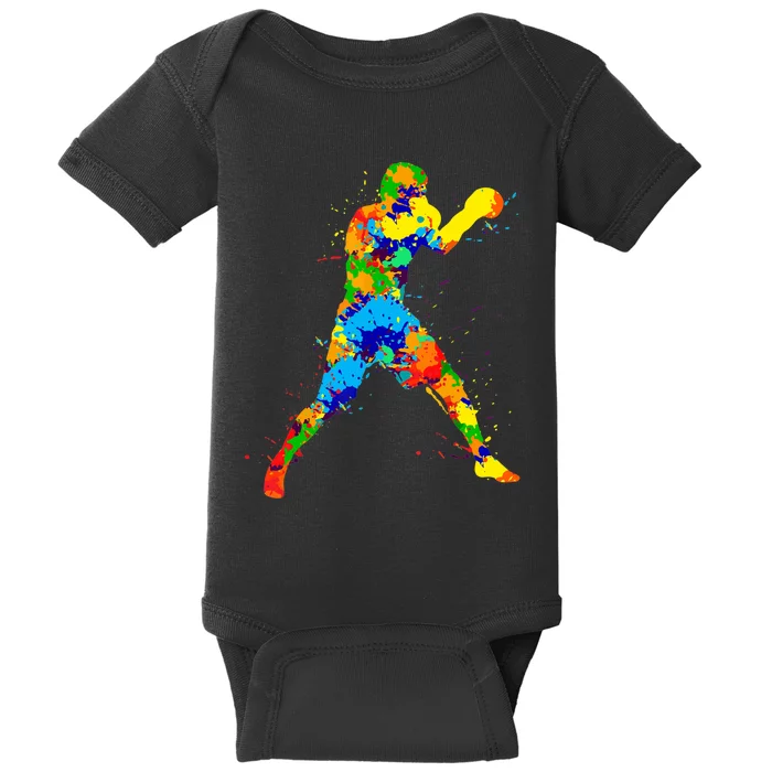 Boxing Boxer Boys Baby Bodysuit