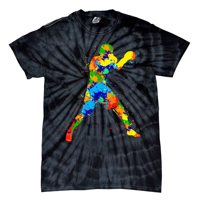 Boxing Boxer Boys Tie-Dye T-Shirt