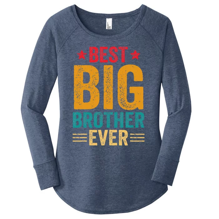 Best Big Brother Ever Big Brother Women's Perfect Tri Tunic Long Sleeve Shirt