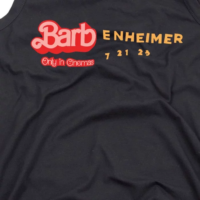 Barbenheimer Bar Bie Movie Oppenheimer Tank Top