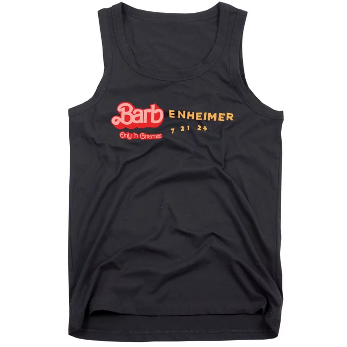 Barbenheimer Bar Bie Movie Oppenheimer Tank Top