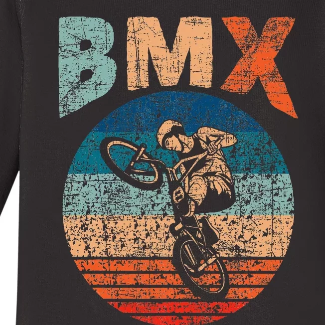 Bmx Bike Bicycle Rider Cyclist Racing Stunt Road Biking Baby Long Sleeve Bodysuit